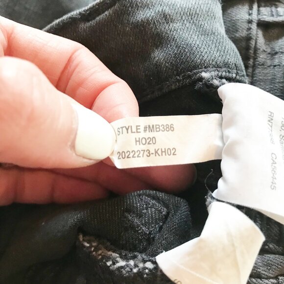 MADEWELL Roadtripper Mid Rise Supersoft Ashmont Wash Black Jeans Womens 24 Tall - Picture 8 of 12